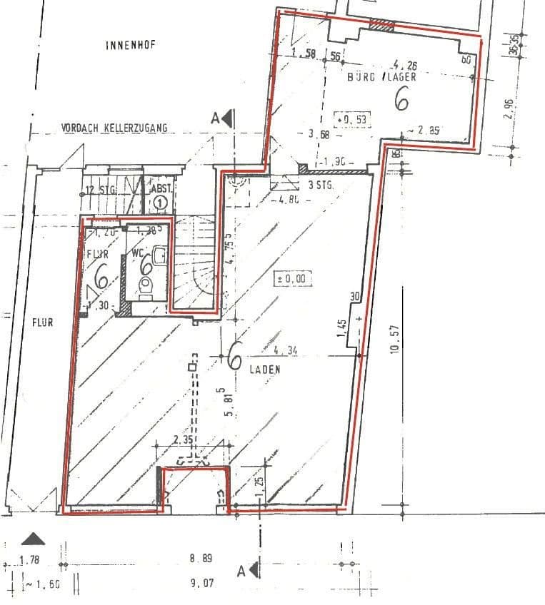 Pronájem nebytového prostoru 102 m², Burgstraße 15, Hann. Münden, Dolní Sasko Pronájem nebytového prostoru 102 m², Burgstraße 15, Hann. Münden, Dolní Sasko