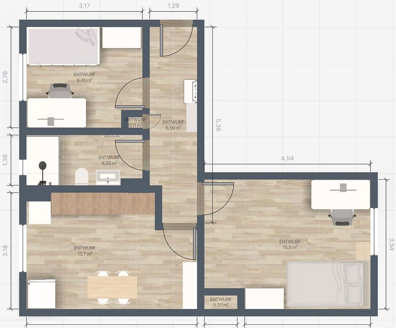 Pronájem bytu 3+1 50 m², Georg Deschler Platz 3, München, Bavorsko Pronájem bytu 3+1 50 m², Georg Deschler Platz 3, München, Bavorsko