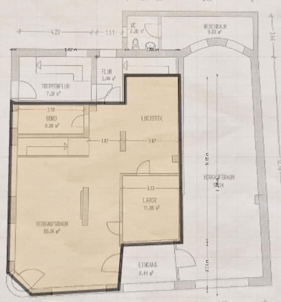 Pronájem nebytového prostoru 126 m², Bahnhofstr. 2, Bad Schwartau, Šlesvicko-Holštýnsko Pronájem nebytového prostoru 126 m², Bahnhofstr. 2, Bad Schwartau, Šlesvicko-Holštýnsko