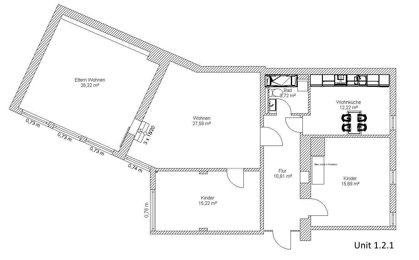 Pronájem bytu 4+1 112 m², Meißner Straße, 3, Wilsdruff, Sasko Pronájem bytu 4+1 112 m², Meißner Straße, 3, Wilsdruff, Sasko