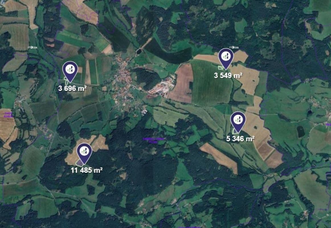 Prodej pozemku 24.076 m², Soběšice, Plzeňský kraj Prodej pozemku 24.076 m², Soběšice, Plzeňský kraj