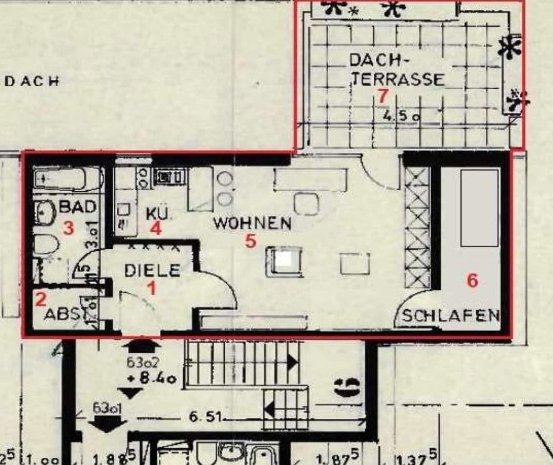 Pronájem bytu 2+1 46 m², Münster, Severní Porýní-Vestfálsko Pronájem bytu 2+1 46 m², Münster, Severní Porýní-Vestfálsko