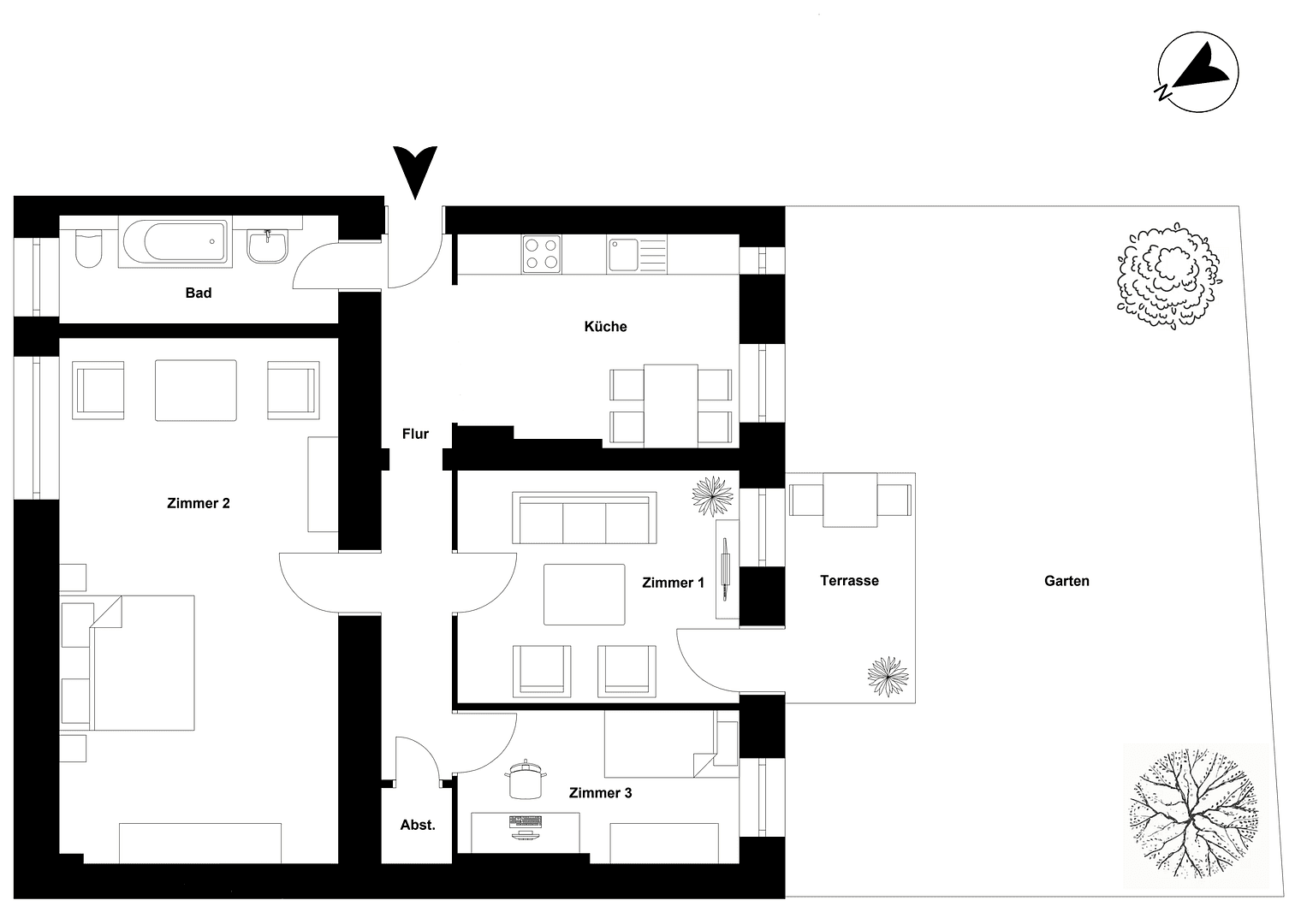 Prodej bytu 2+1 93 m², Duncker Str. 20, Berlin, Berlín Prodej bytu 2+1 93 m², Duncker Str. 20, Berlin, Berlín