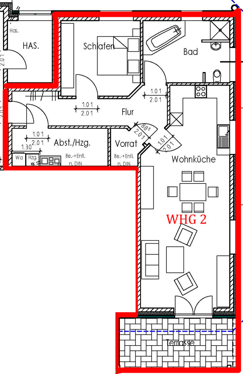 Pronájem bytu 2+1 87 m², Barnstorf, Dolní Sasko Pronájem bytu 2+1 87 m², Barnstorf, Dolní Sasko