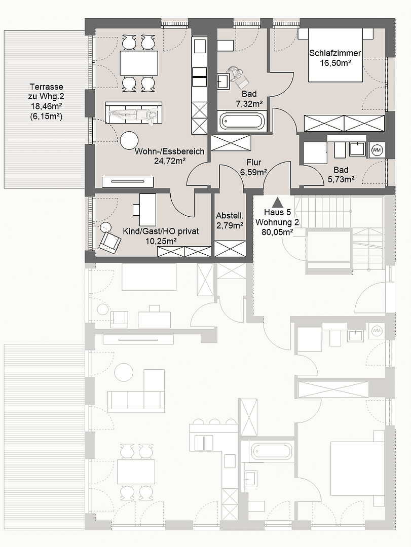 Prodej bytu 3+1 81 m², Grafing bei München, Bavorsko Prodej bytu 3+1 81 m², Grafing bei München, Bavorsko