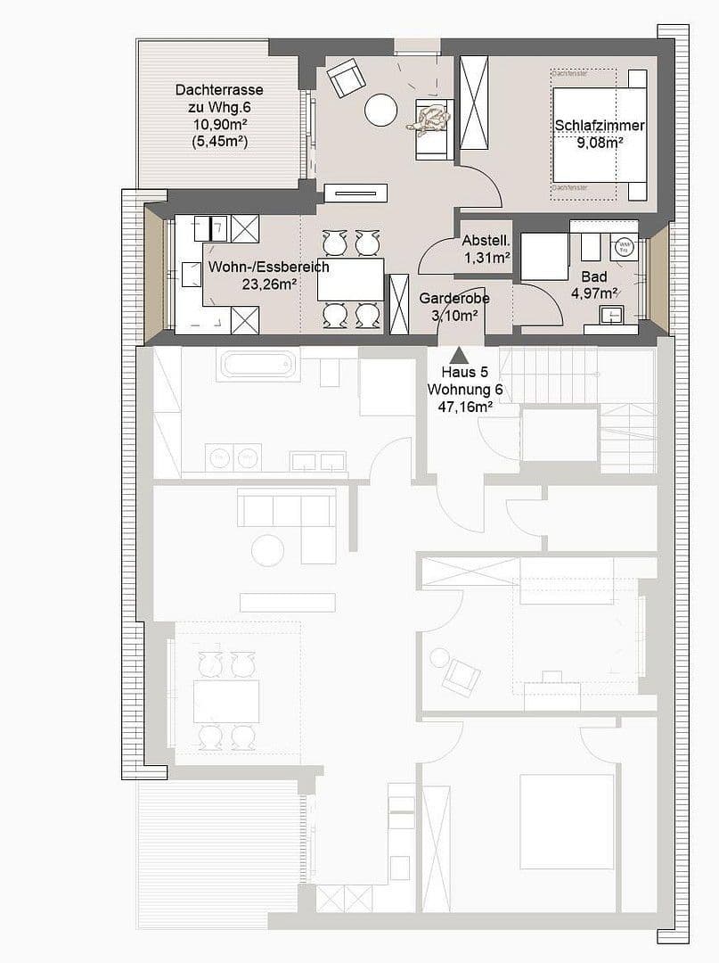 Prodej bytu 2+1 48 m², Grafing bei München, Bavorsko Prodej bytu 2+1 48 m², Grafing bei München, Bavorsko