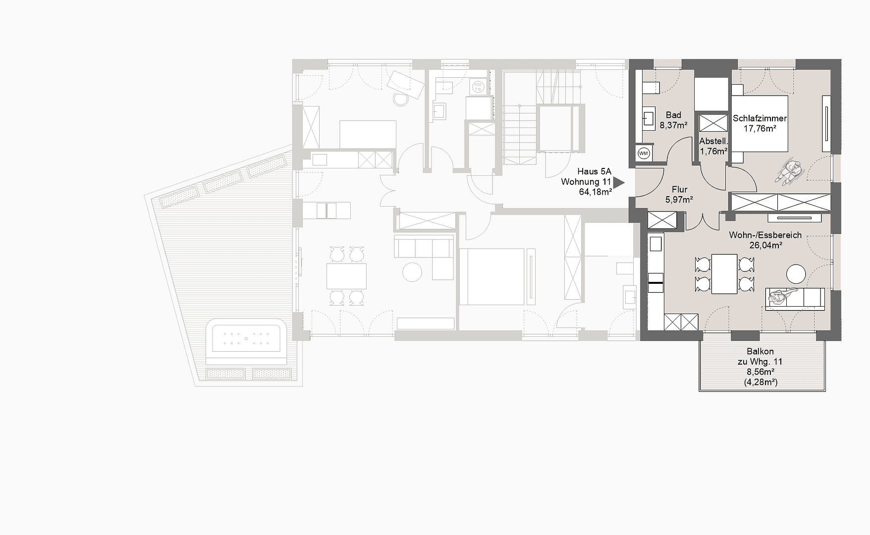 Prodej bytu 2+1 65 m², Grafing bei München, Bavorsko Prodej bytu 2+1 65 m², Grafing bei München, Bavorsko