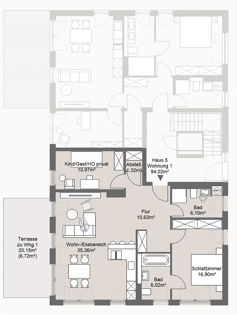Prodej bytu 3+1 95 m², Grafing bei München, Bavorsko Prodej bytu 3+1 95 m², Grafing bei München, Bavorsko