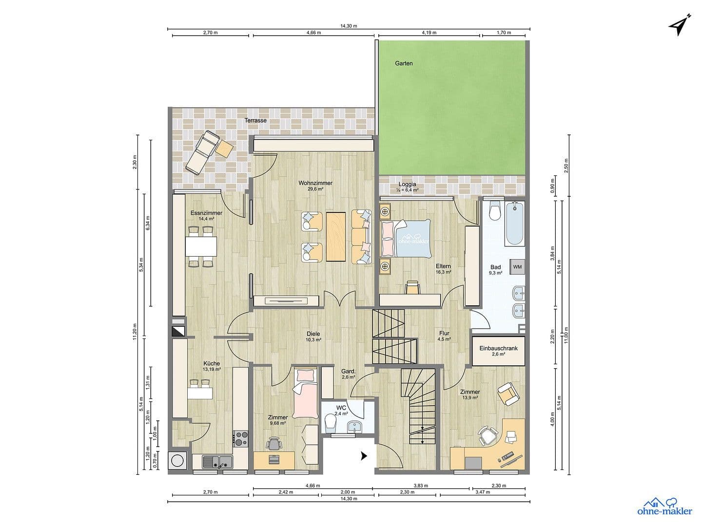 Prodej domu 180 m², pozemek 541 m², Mannheim, Bádensko-Württembersko Prodej domu 180 m², pozemek 541 m², Mannheim, Bádensko-Württembersko