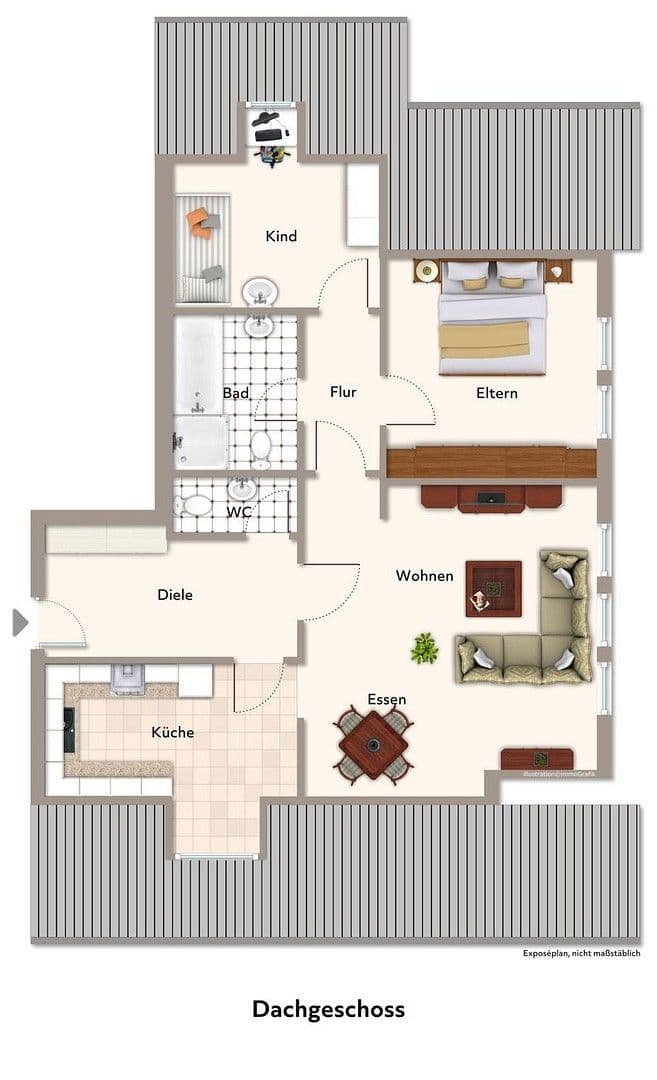Pronájem bytu 3+1 87 m², In der Heinrichsburg 21, Mosbach, Bádensko-Württembersko Pronájem bytu 3+1 87 m², In der Heinrichsburg 21, Mosbach, Bádensko-Württembersko
