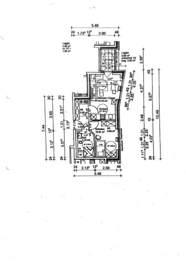 Prodej bytu 2+1 43 m², Erkrather Straße 147, Düsseldorf, Severní Porýní-Vestfálsko Prodej bytu 2+1 43 m², Erkrather Straße 147, Düsseldorf, Severní Porýní-Vestfálsko