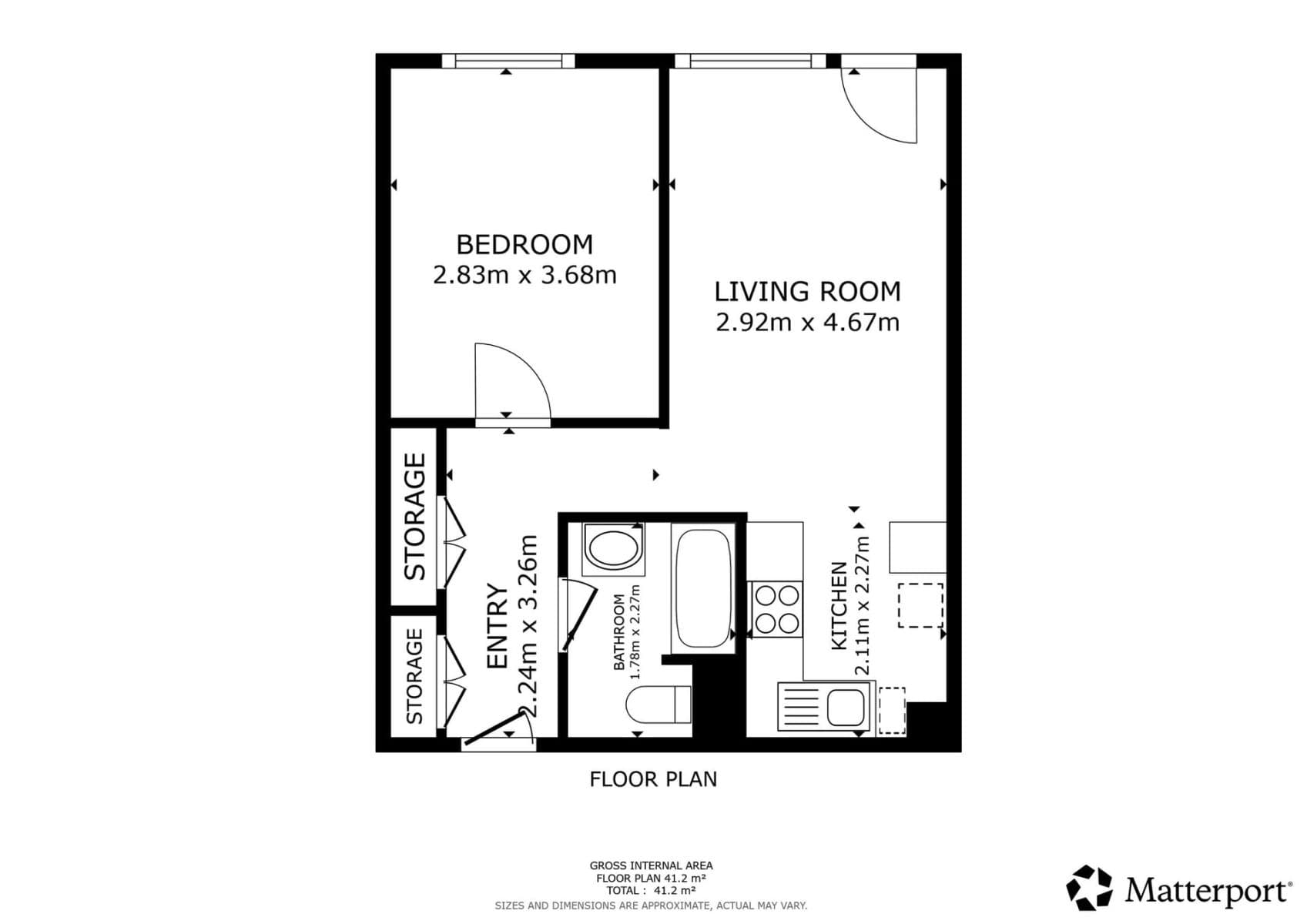 Pronájem bytu 2+kk 40 m², Golfová, Praha, Praha Pronájem bytu 2+kk 40 m², Golfová, Praha, Praha