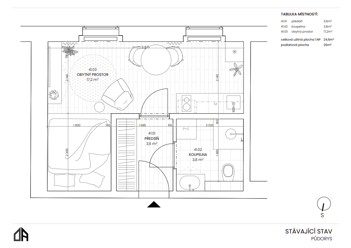 Prodej bytu 1+kk 26 m², náměstí Dr. Václava Holého, Praha, Praha Prodej bytu 1+kk 26 m², náměstí Dr. Václava Holého, Praha, Praha