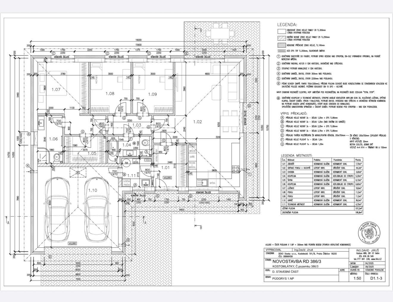 Prodej domu 157 m², pozemek 801 m², Kostomlátky, Středočeský kraj Prodej domu 157 m², pozemek 801 m², Kostomlátky, Středočeský kraj
