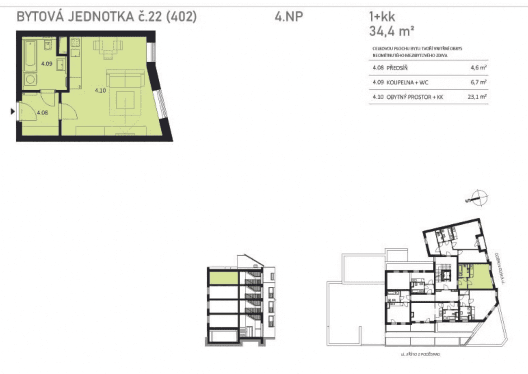 Prodej bytu 1+kk 34 m², Dobrovodská, České Budějovice, Jihočeský kraj Prodej bytu 1+kk 34 m², Dobrovodská, České Budějovice, Jihočeský kraj