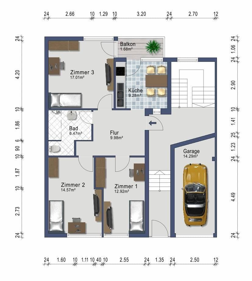 Prodej domu 364 m², pozemek 205 m², Gerberstr. 9, Pforzheim, Bádensko-Württembersko Prodej domu 364 m², pozemek 205 m², Gerberstr. 9, Pforzheim, Bádensko-Württembersko