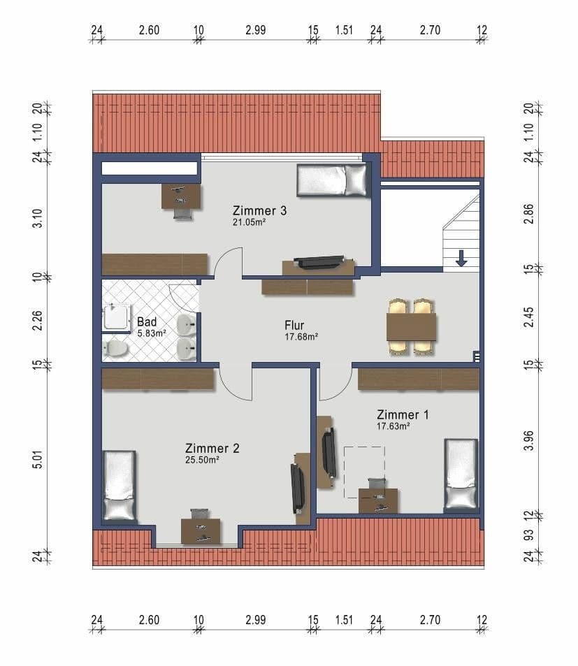 Prodej domu 364 m², pozemek 205 m², Gerberstr. 9, Pforzheim, Bádensko-Württembersko Prodej domu 364 m², pozemek 205 m², Gerberstr. 9, Pforzheim, Bádensko-Württembersko