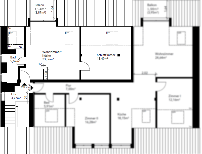 Pronájem bytu 2+1 50 m², Borsteler Chaussee 177, Hamburg, Hamburg Pronájem bytu 2+1 50 m², Borsteler Chaussee 177, Hamburg, Hamburg