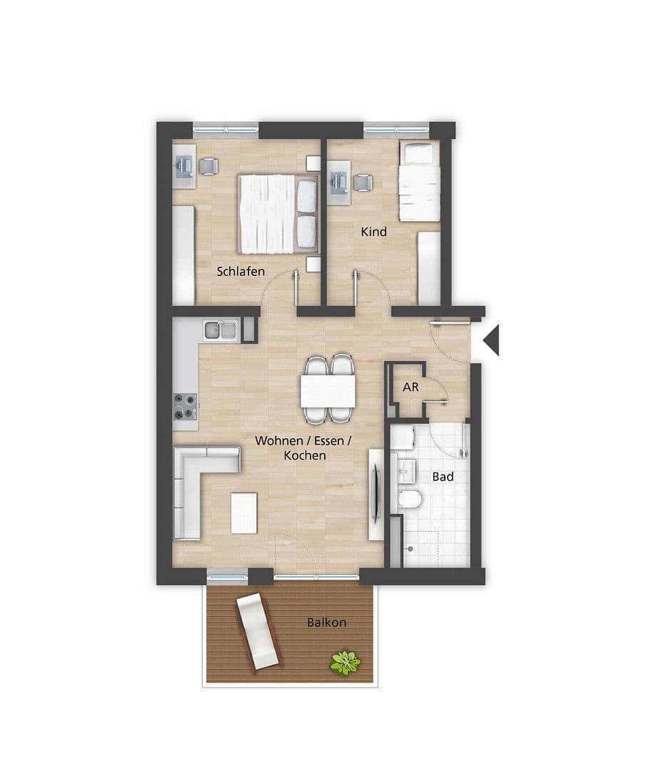 Pronájem bytu 3+1 75 m², Theodor-Mathieu-Straße 14-16, Bamberg, Bavorsko Pronájem bytu 3+1 75 m², Theodor-Mathieu-Straße 14-16, Bamberg, Bavorsko