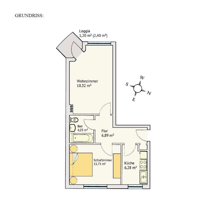 Prodej bytu 2+1 51 m², Sonnenredder 4, Hamburg, Hamburg Prodej bytu 2+1 51 m², Sonnenredder 4, Hamburg, Hamburg