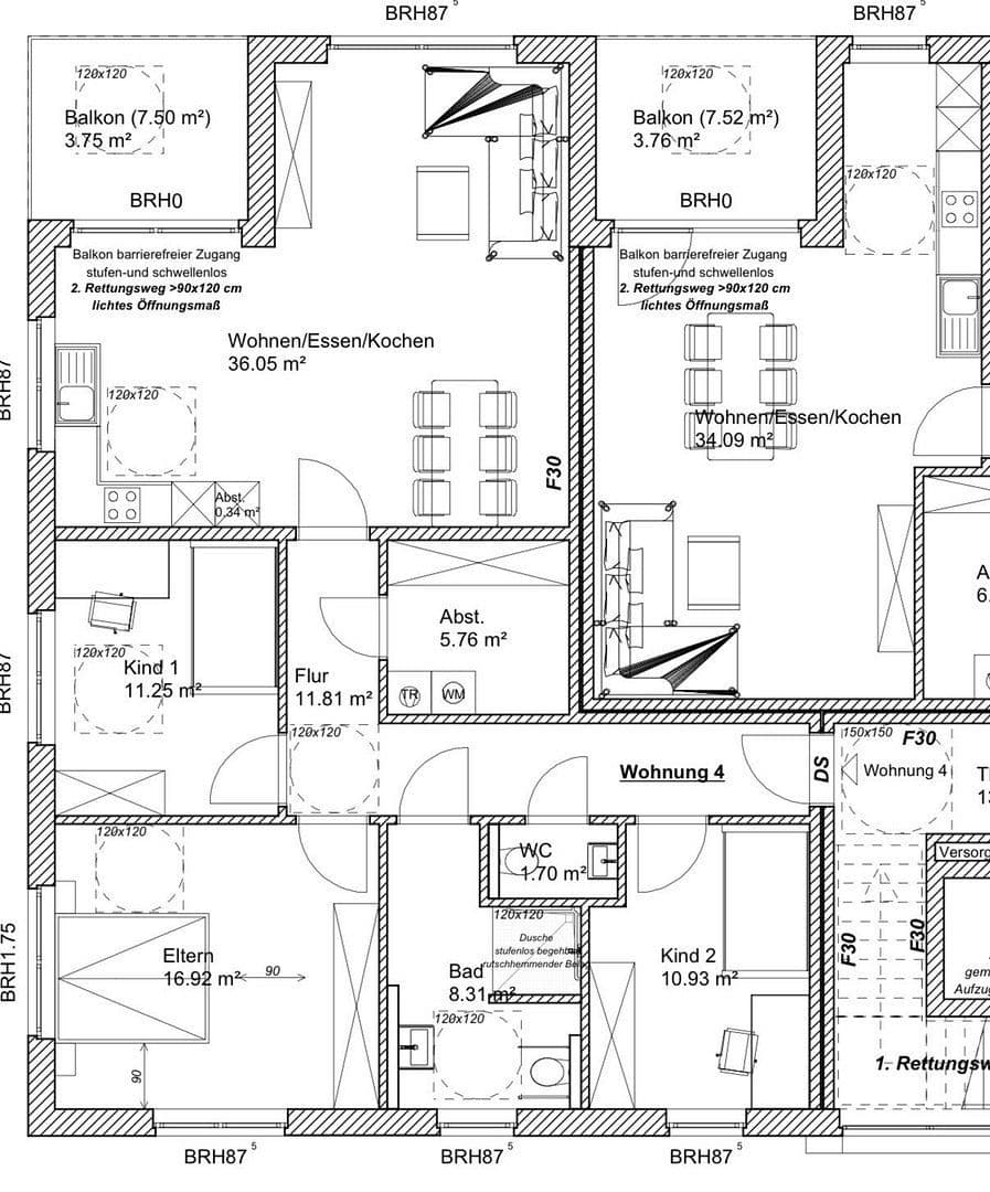 Pronájem bytu 4+1 107 m², Wissinger Mark 21, Bissendorf, Dolní Sasko Pronájem bytu 4+1 107 m², Wissinger Mark 21, Bissendorf, Dolní Sasko