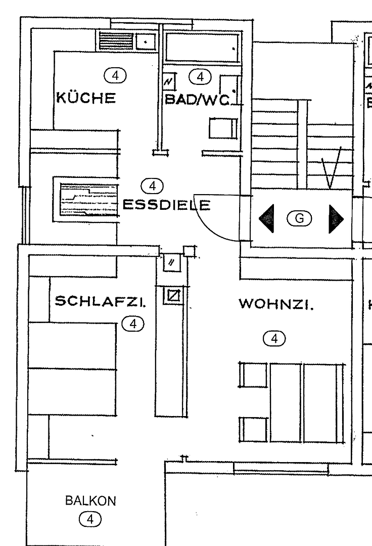 Pronájem bytu 2+kk 56 m², Rosensteinstr. 8, Leinfelden-Echterdingen, Bádensko-Württembersko Pronájem bytu 2+kk 56 m², Rosensteinstr. 8, Leinfelden-Echterdingen, Bádensko-Württembersko