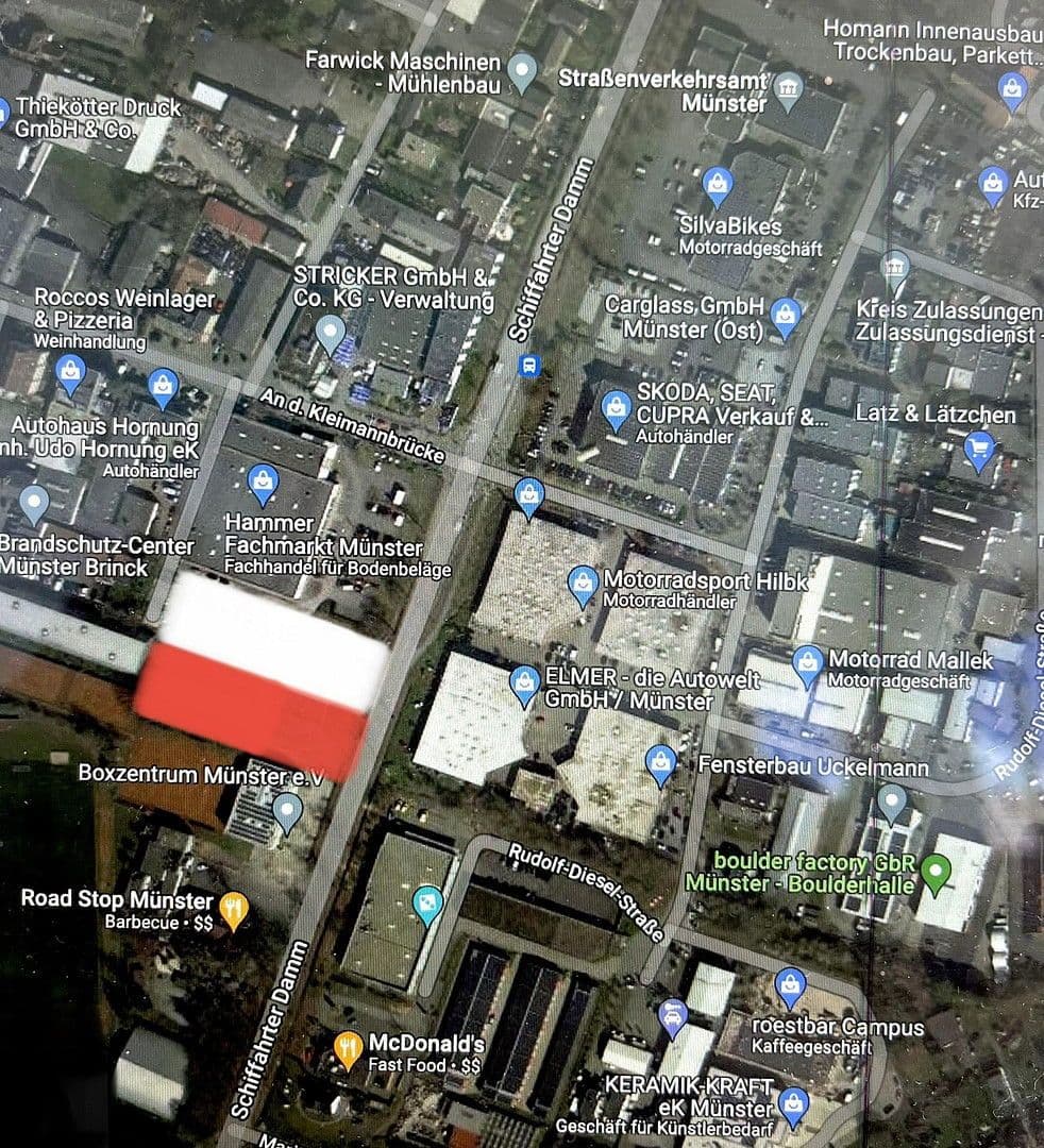 Pronájem pozemku 1.000 m², An der Kleimannbrücke 5, Münster, Severní Porýní-Vestfálsko Pronájem pozemku 1.000 m², An der Kleimannbrücke 5, Münster, Severní Porýní-Vestfálsko