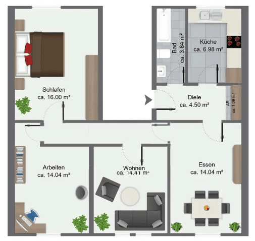 Pronájem bytu 4+1 75 m², Wiescherstraße 9, Wuppertal, Severní Porýní-Vestfálsko Pronájem bytu 4+1 75 m², Wiescherstraße 9, Wuppertal, Severní Porýní-Vestfálsko