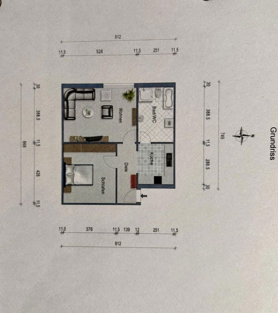 Pronájem bytu 2+1 65 m², Ampfing, Bavorsko Pronájem bytu 2+1 65 m², Ampfing, Bavorsko