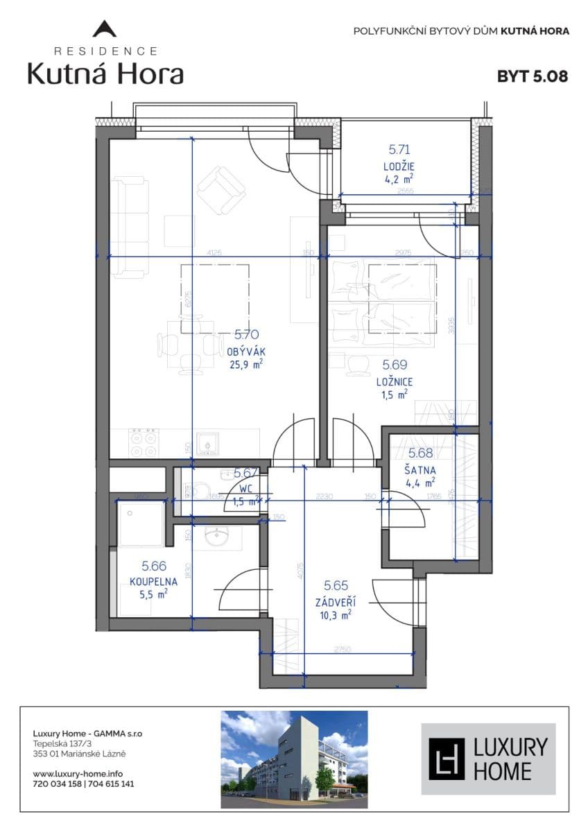Pronájem bytu 2+kk 60 m², Za Lidkou, Kutná Hora, Středočeský kraj Pronájem bytu 2+kk 60 m², Za Lidkou, Kutná Hora, Středočeský kraj