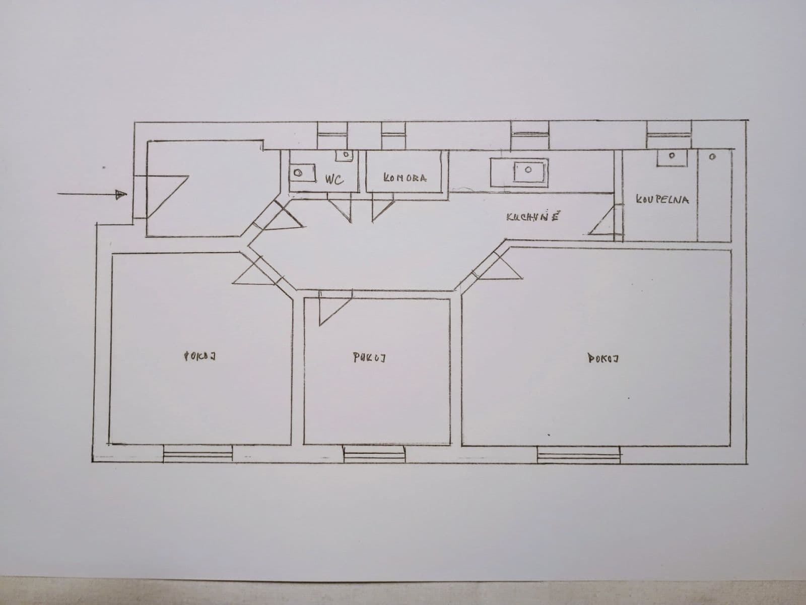 Pronájem bytu 3+1 58 m², Biskupcova, Praha, Praha Pronájem bytu 3+1 58 m², Biskupcova, Praha, Praha