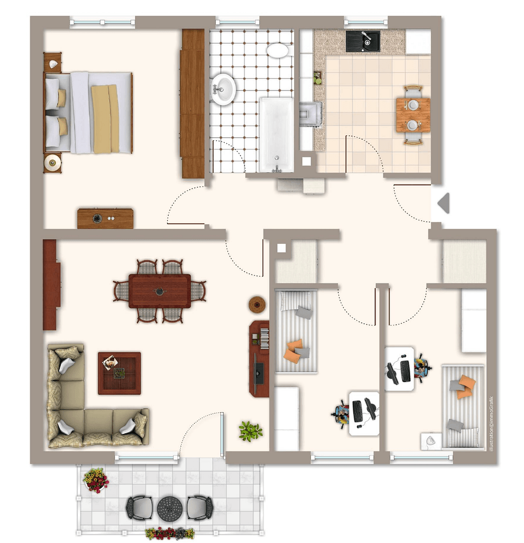 Prodej bytu 4+1 89 m², Walluf, Hessen Prodej bytu 4+1 89 m², Walluf, Hessen
