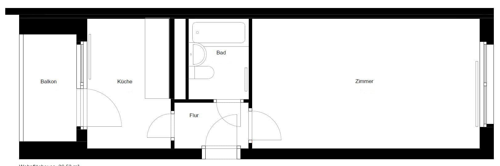 Pronájem bytu 1+1 38 m², Berlin, Berlín Pronájem bytu 1+1 38 m², Berlin, Berlín