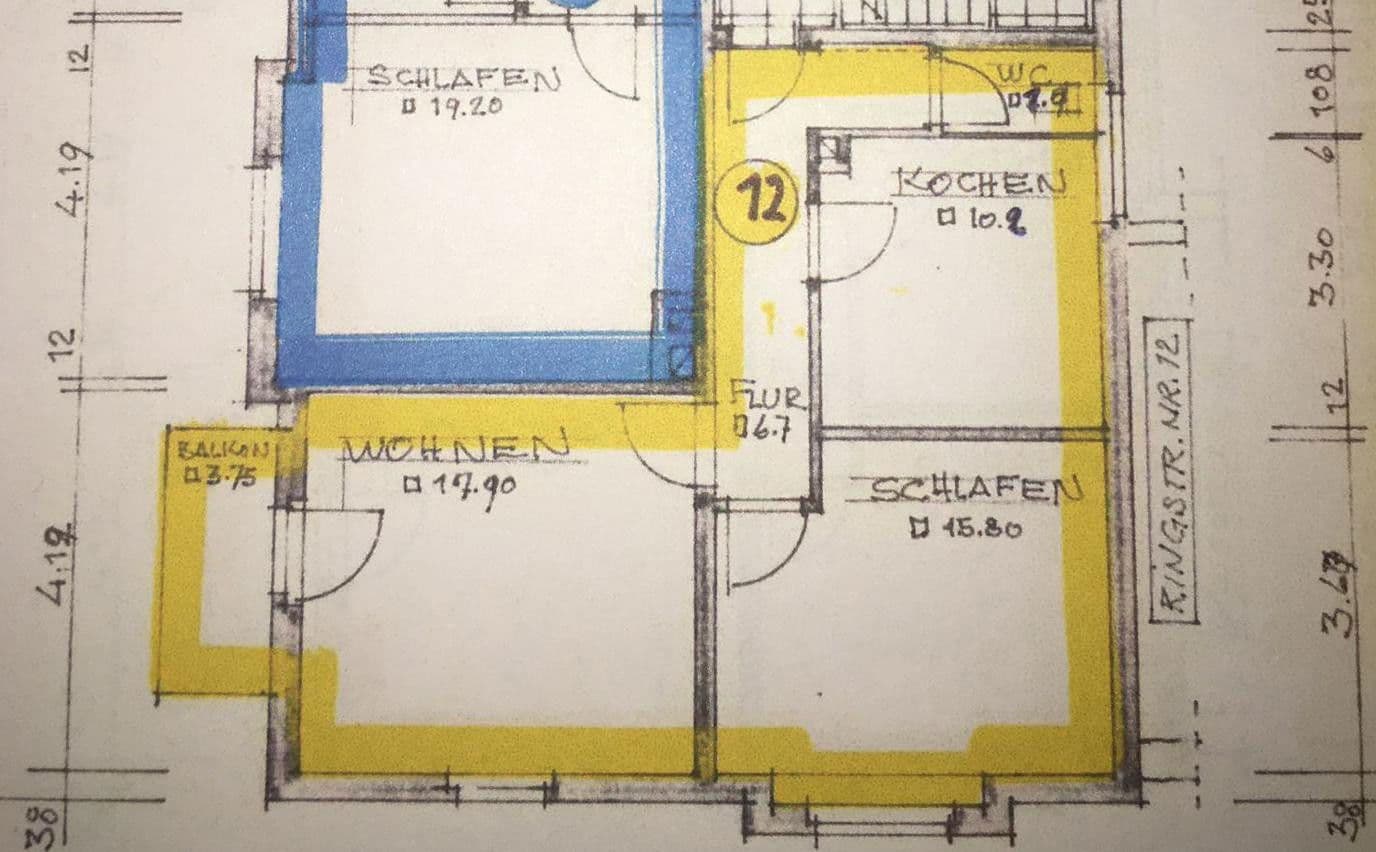Pronájem bytu 2+1 58 m², Neunkirchen a. Sand, Bavorsko Pronájem bytu 2+1 58 m², Neunkirchen a. Sand, Bavorsko