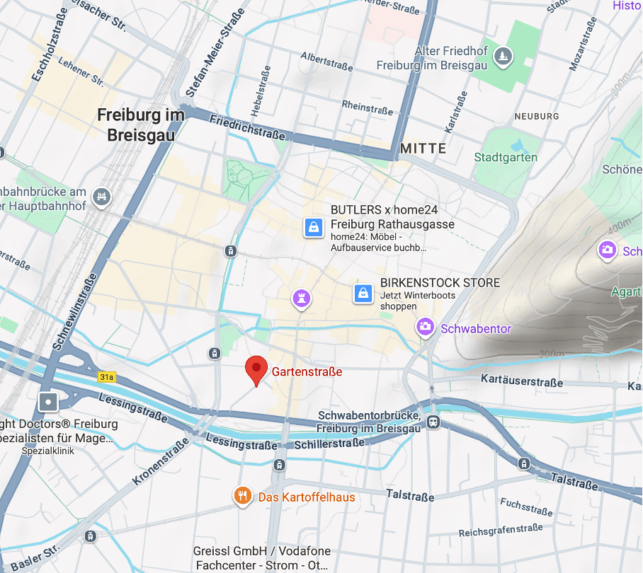 Pronájem bytu 1+1 25 m², Gartenstrasse 32, Freiburg, Bádensko-Württembersko Pronájem bytu 1+1 25 m², Gartenstrasse 32, Freiburg, Bádensko-Württembersko