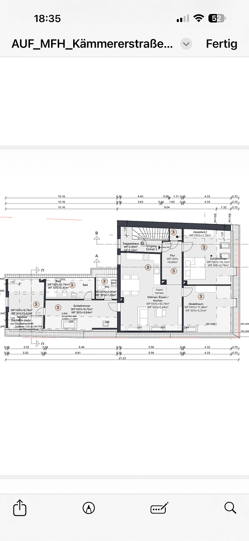 Prodej bytu 3+1 102 m², Kämmererstr 32, Speyer, Porýní-Falc Prodej bytu 3+1 102 m², Kämmererstr 32, Speyer, Porýní-Falc