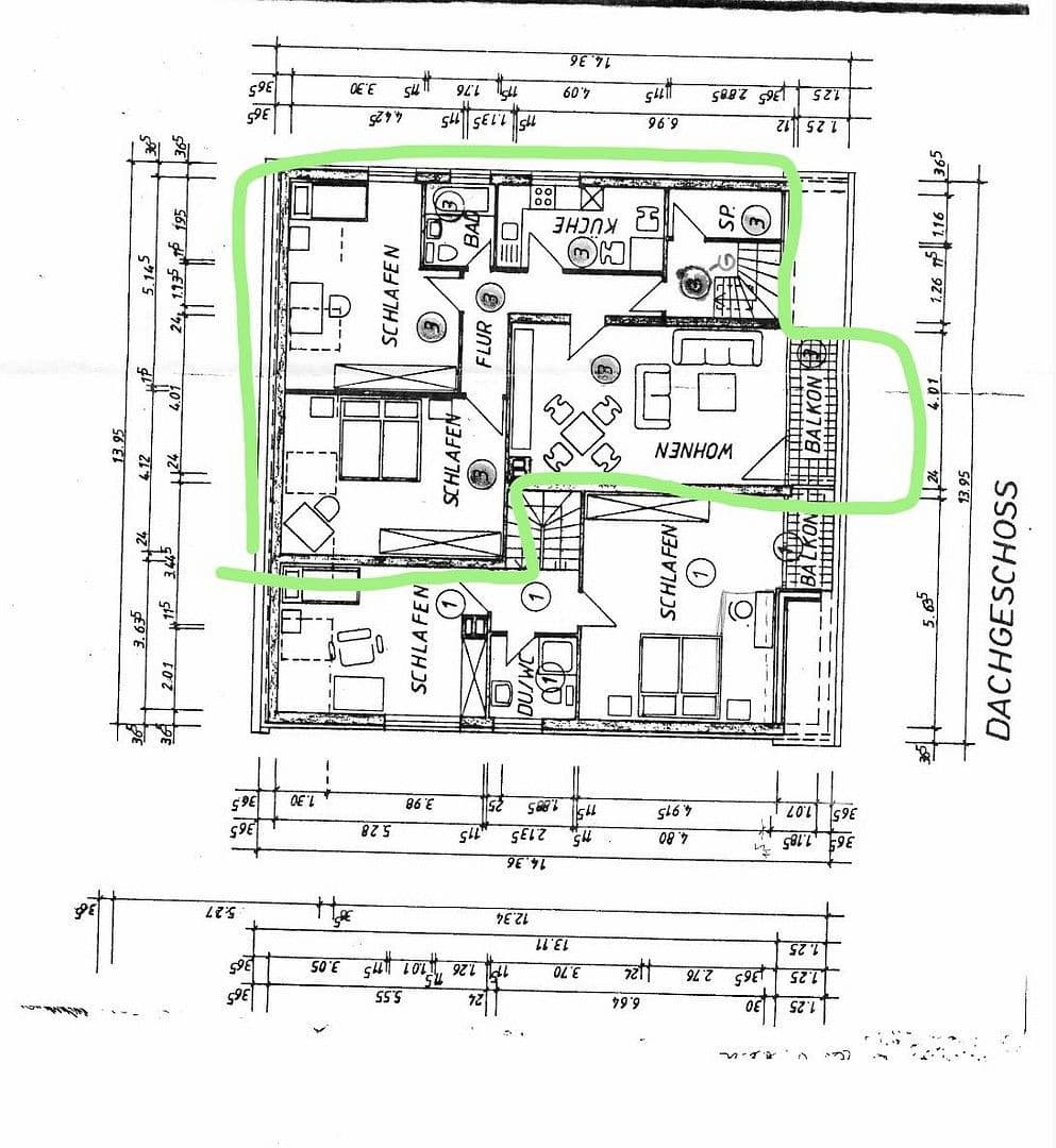 Prodej bytu 3+1 101 m², Hilden, Severní Porýní-Vestfálsko Prodej bytu 3+1 101 m², Hilden, Severní Porýní-Vestfálsko