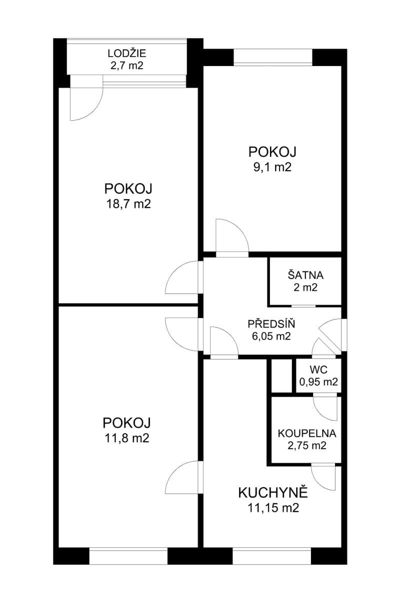 Pronájem bytu 3+1 82 m², Kmochova, Ústí nad Labem, Ústecký kraj Pronájem bytu 3+1 82 m², Kmochova, Ústí nad Labem, Ústecký kraj