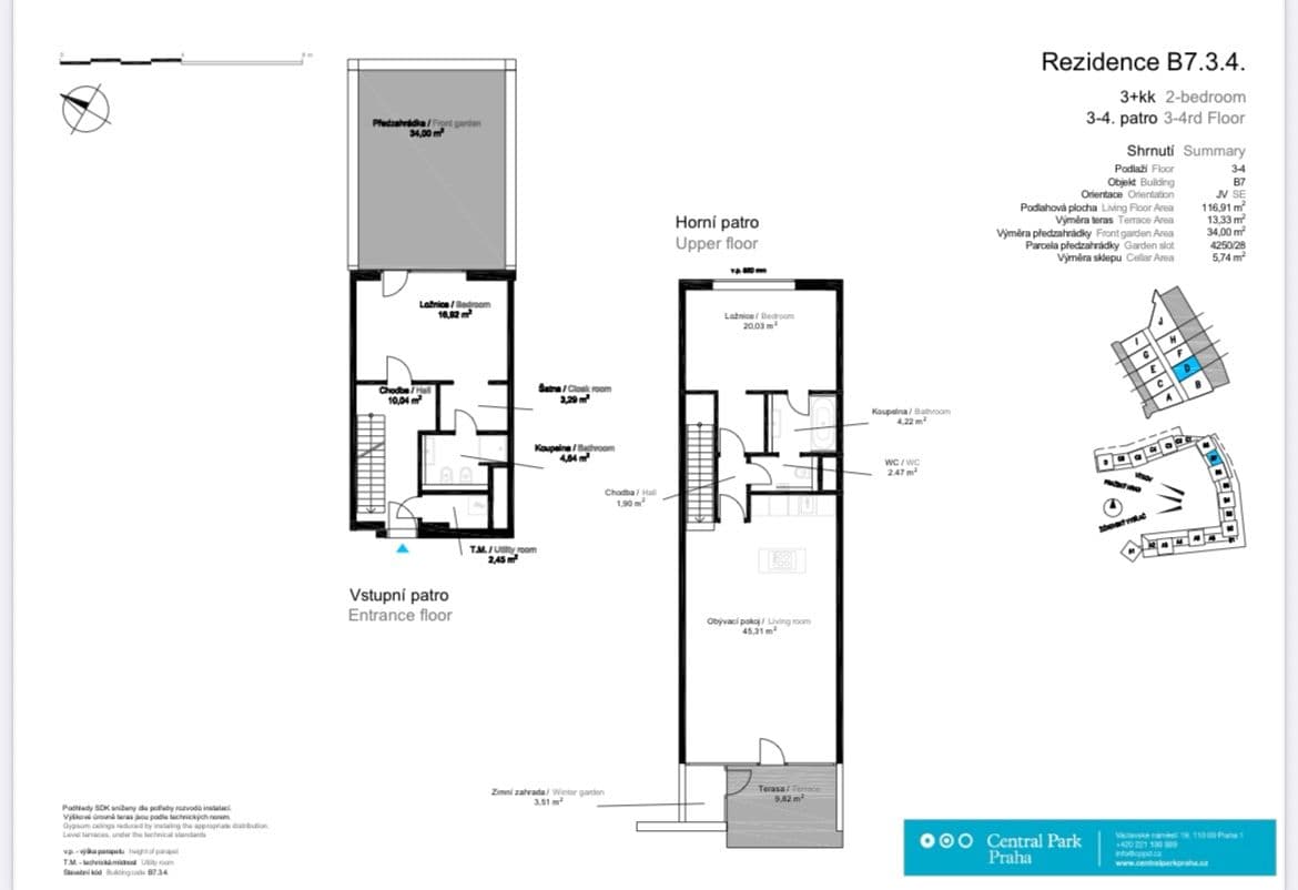 Prodej bytu 3+kk 116 m², Ke Kapslovně, Praha, Praha Prodej bytu 3+kk 116 m², Ke Kapslovně, Praha, Praha