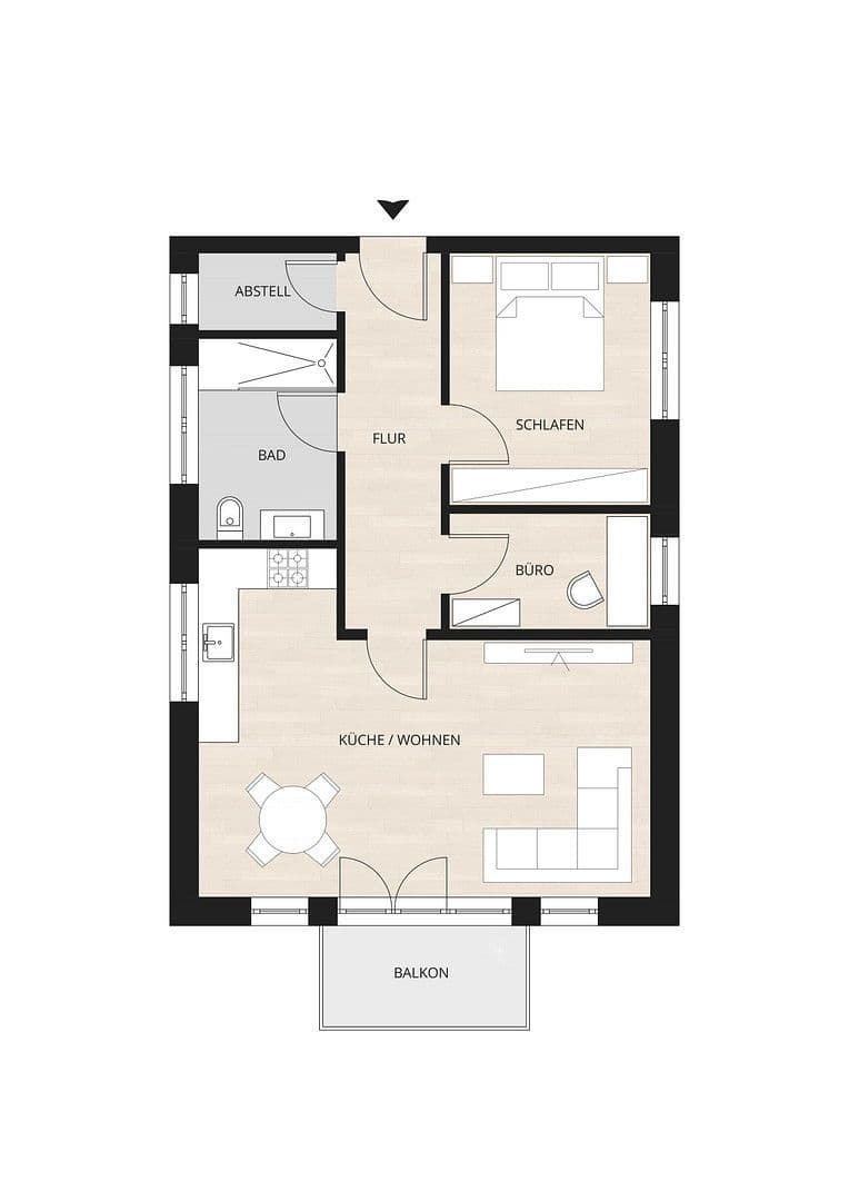 Pronájem bytu 2+kk 63 m², Ziehrerweg 5a, Hamburg, Hamburg Pronájem bytu 2+kk 63 m², Ziehrerweg 5a, Hamburg, Hamburg