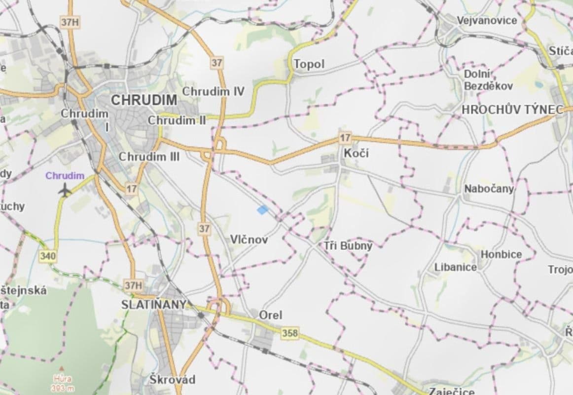 Prodej pozemku 907 m², Chrudim, Pardubický kraj Prodej pozemku 907 m², Chrudim, Pardubický kraj