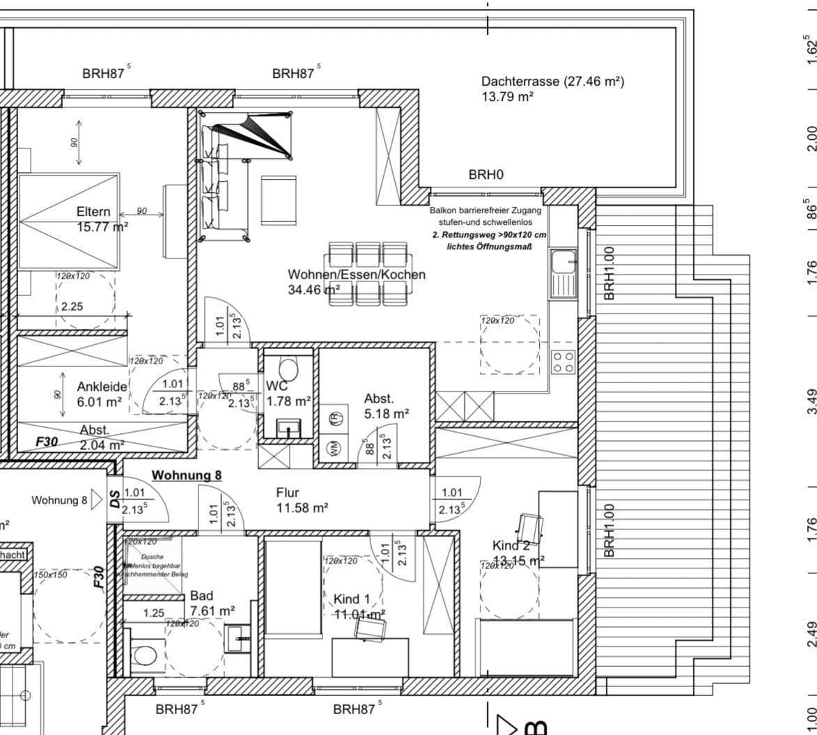 Pronájem bytu 4+1 132 m², Wissinger Mark 21, Bissendorf, Dolní Sasko Pronájem bytu 4+1 132 m², Wissinger Mark 21, Bissendorf, Dolní Sasko