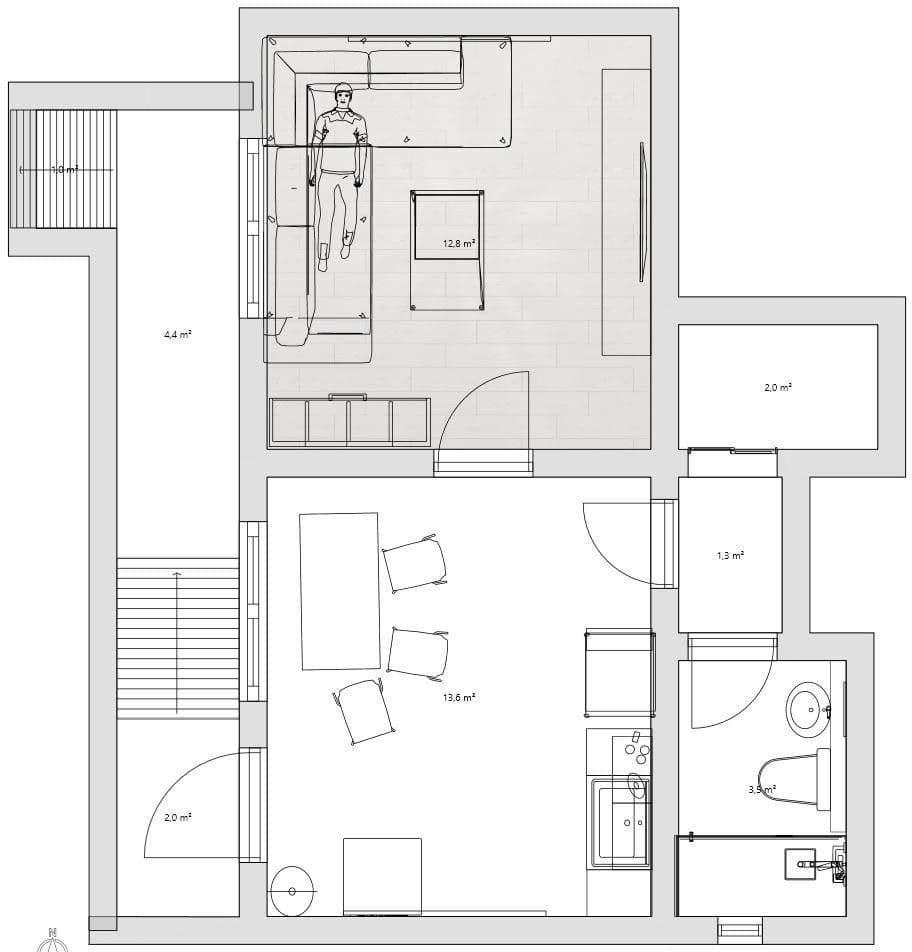 Pronájem bytu 1+1 32 m², Sparkassenstraße 12 Tür 2, Neumarkt am Wallersee, Salcbursko Pronájem bytu 1+1 32 m², Sparkassenstraße 12 Tür 2, Neumarkt am Wallersee, Salcbursko