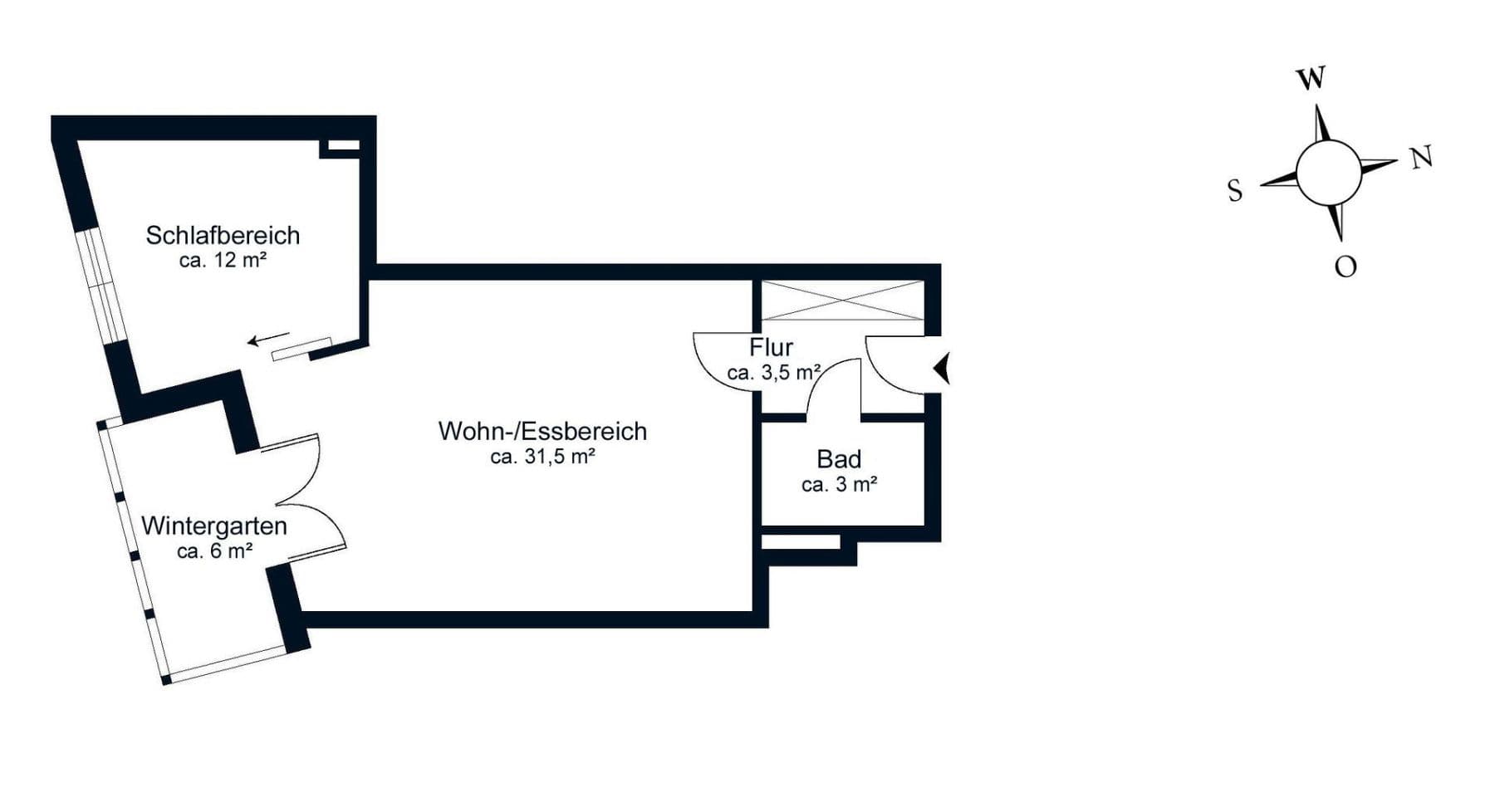 Pronájem bytu 2+1 57 m², Gertigstraße 16b, Hamburg, Hamburg Pronájem bytu 2+1 57 m², Gertigstraße 16b, Hamburg, Hamburg