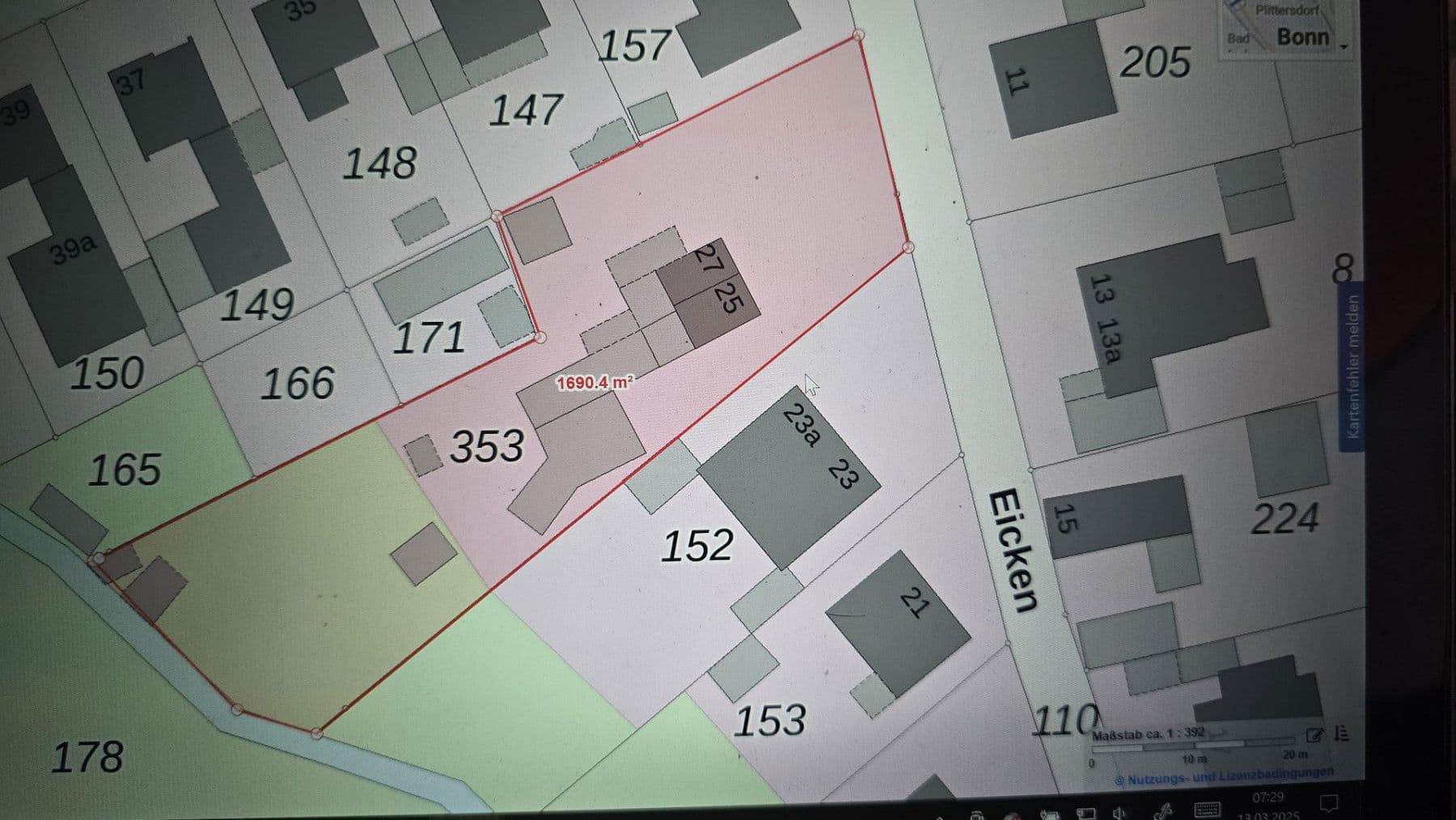 Prodej pozemku 1.690 m², Eicken 27, Heinsberg, Severní Porýní-Vestfálsko Prodej pozemku 1.690 m², Eicken 27, Heinsberg, Severní Porýní-Vestfálsko