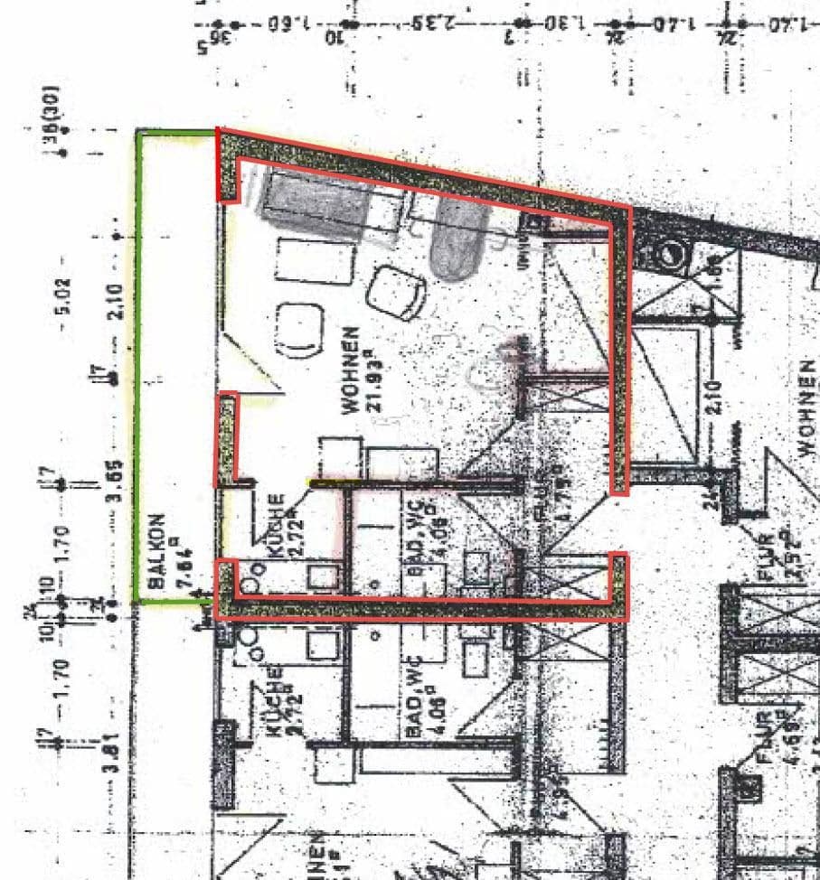 Pronájem bytu 1+kk 36 m², Innere Wiener Straße 16, Haidhausen, Bavorsko Pronájem bytu 1+kk 36 m², Innere Wiener Straße 16, Haidhausen, Bavorsko