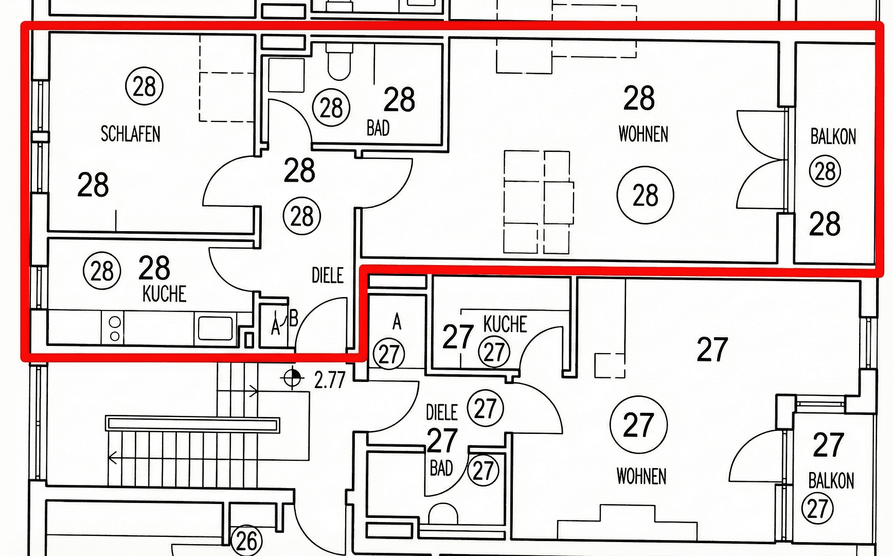 Pronájem bytu 2+1 57 m², Birkenhainer Ring 25B, Großbeeren, Braniborsko Pronájem bytu 2+1 57 m², Birkenhainer Ring 25B, Großbeeren, Braniborsko