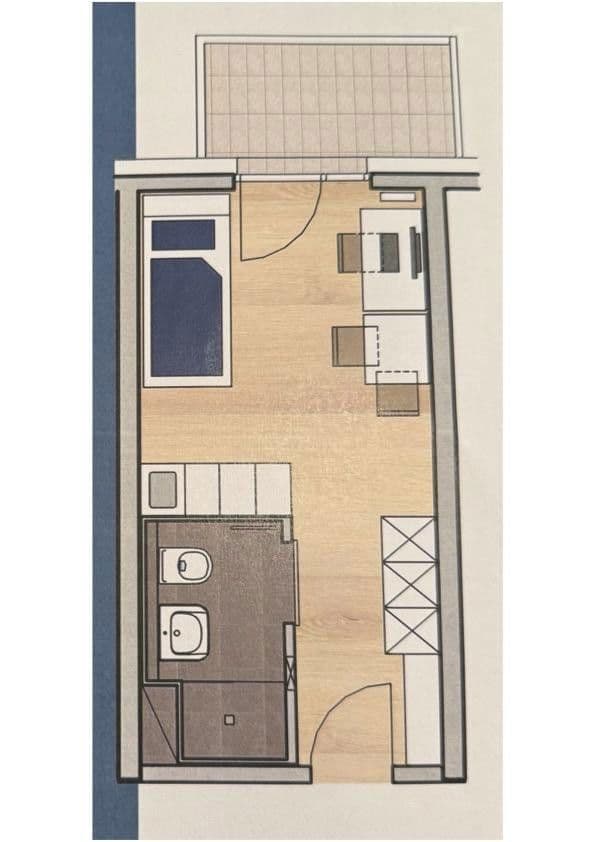 Pronájem bytu 1+1 23 m², Firnhaberstraße 20, Augsburg, Bavorsko Pronájem bytu 1+1 23 m², Firnhaberstraße 20, Augsburg, Bavorsko