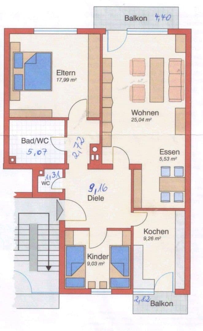 Prodej bytu 3+1 92 m², Schwetzingen, Bádensko-Württembersko Prodej bytu 3+1 92 m², Schwetzingen, Bádensko-Württembersko