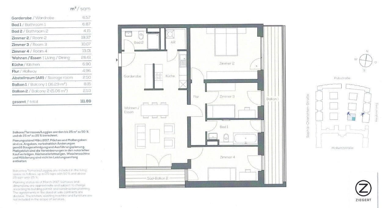 Pronájem bytu 4+1 112 m², Berlin, Berlín Pronájem bytu 4+1 112 m², Berlin, Berlín
